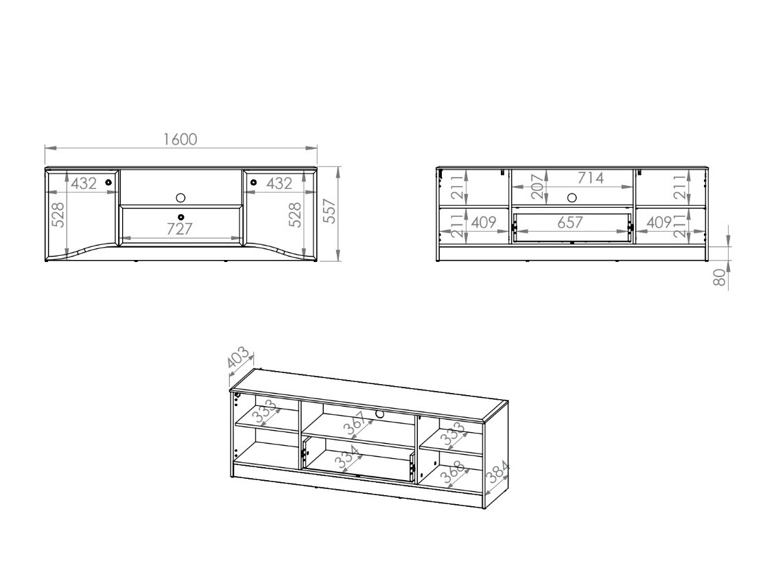 TV-meubel Romlevo 102