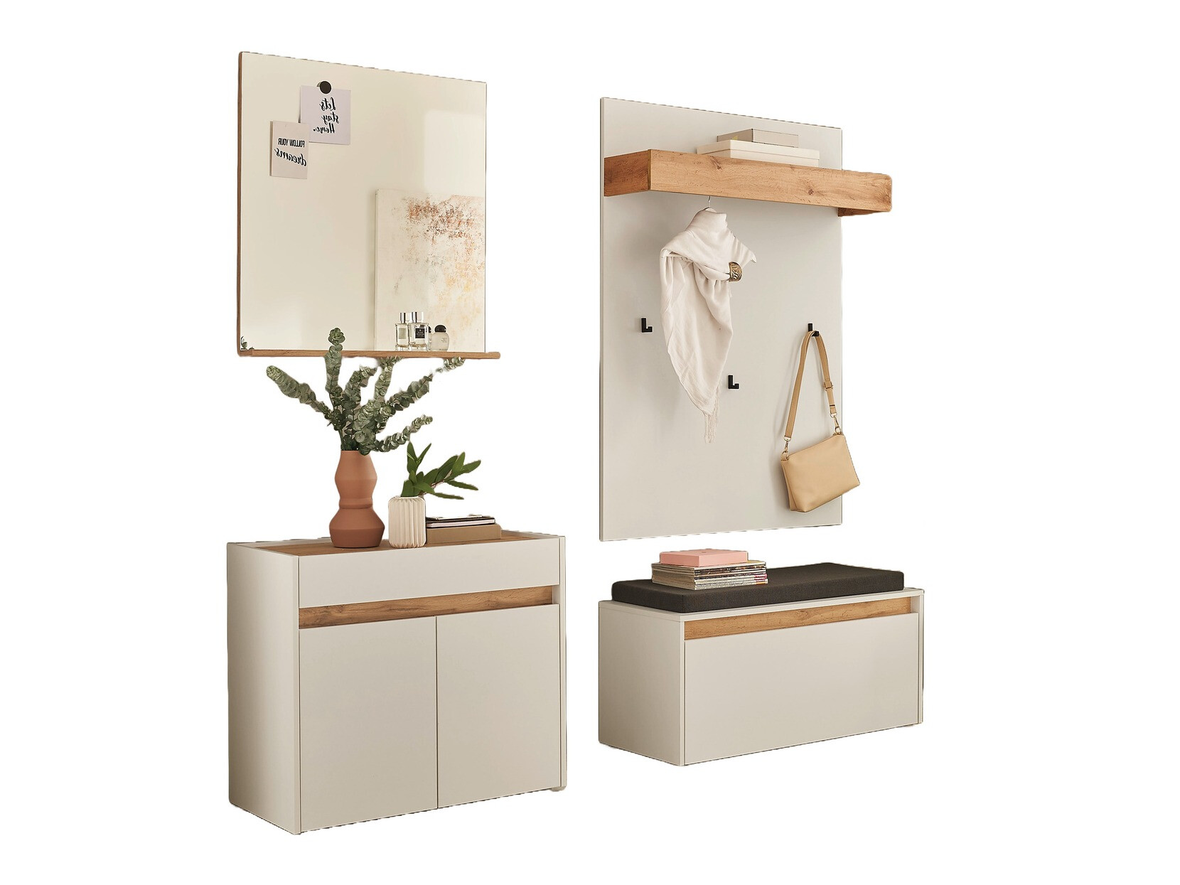 Gangmeubelset Elbsori 168 (Wit)