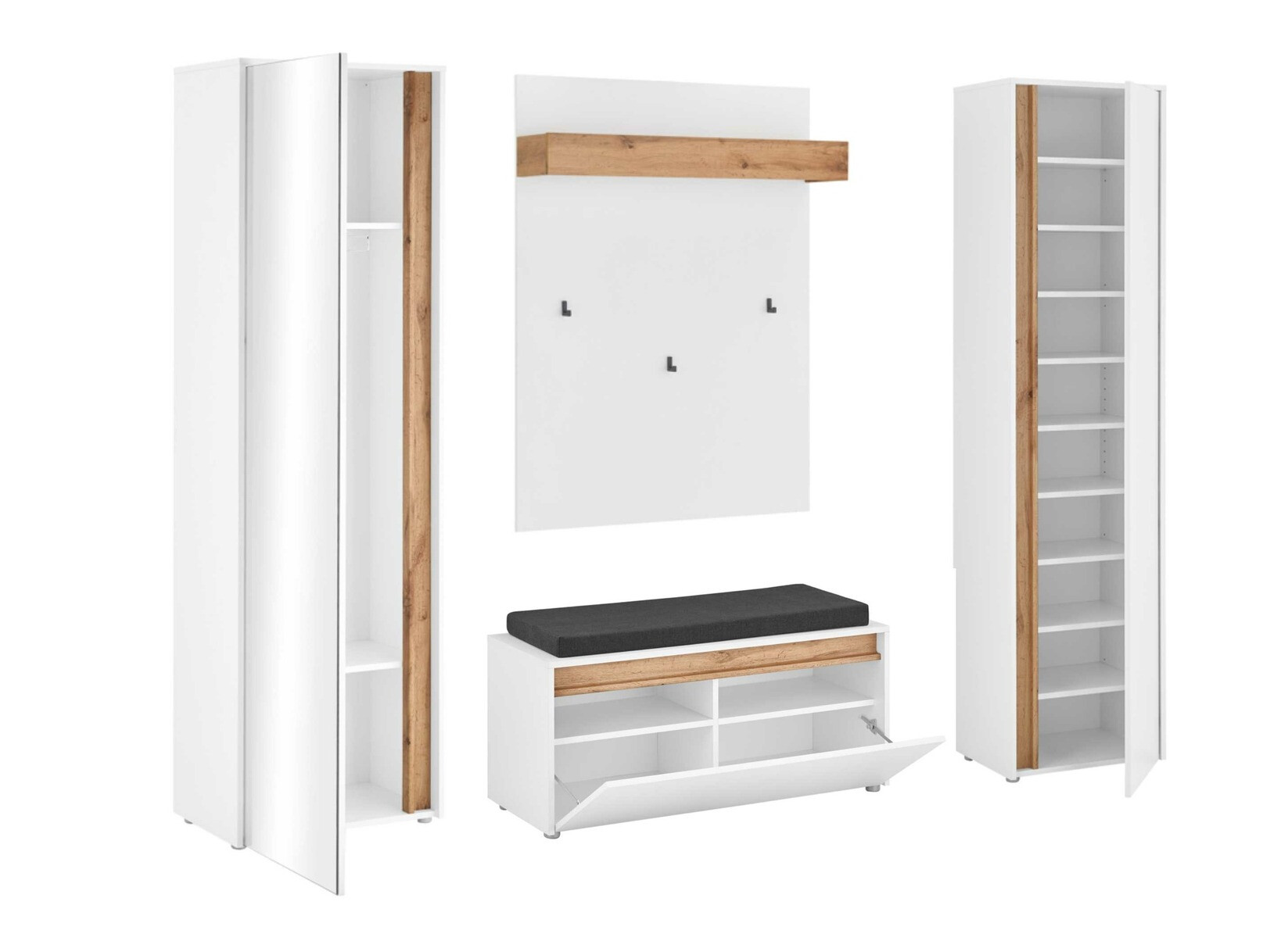 Gangmeubelset Elbsori 169 (Wit)