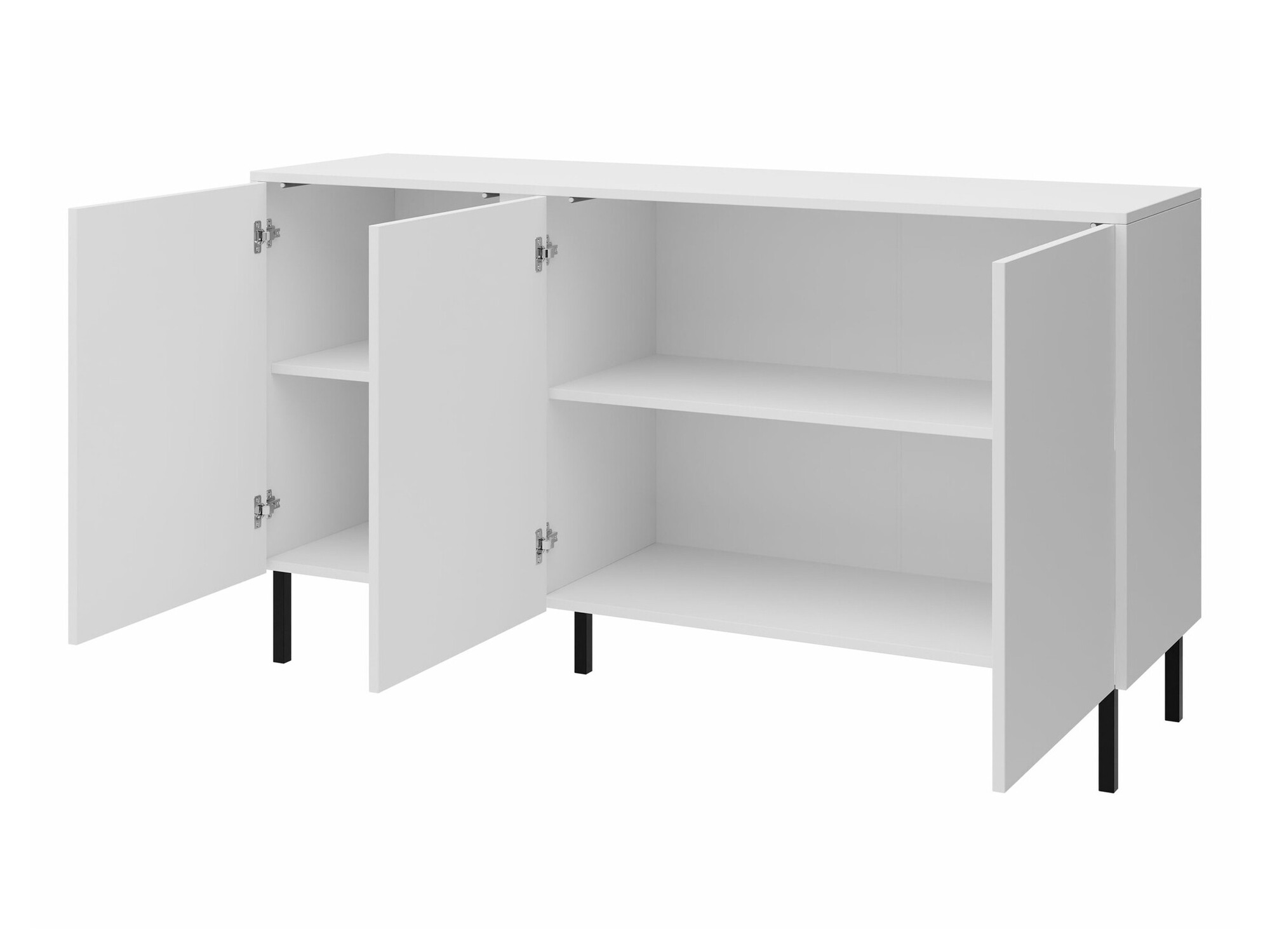 Dressoir Lumiri 101 (Eiken + Zwart)