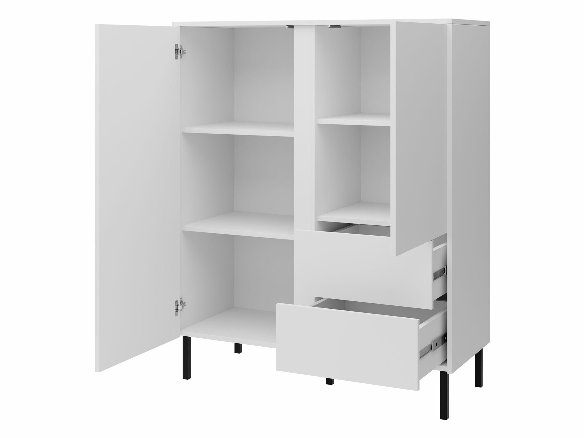 Ladekast Lumiri 100 (Eiken + Zwart)