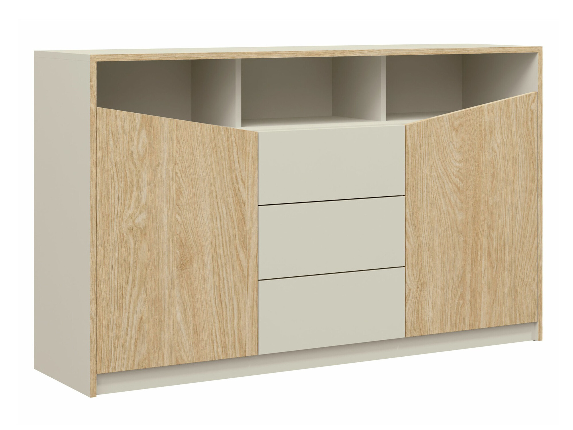 Ladekast Tenreme 102 (Beige + Eiken)