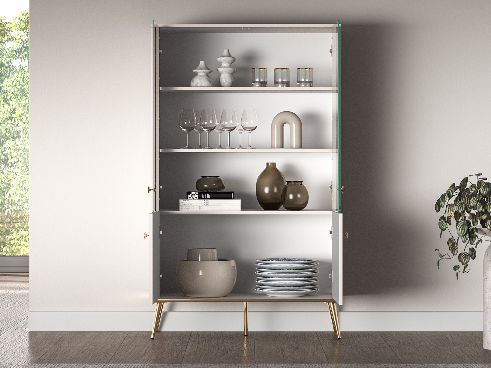 Boekenkast Veslomi 103