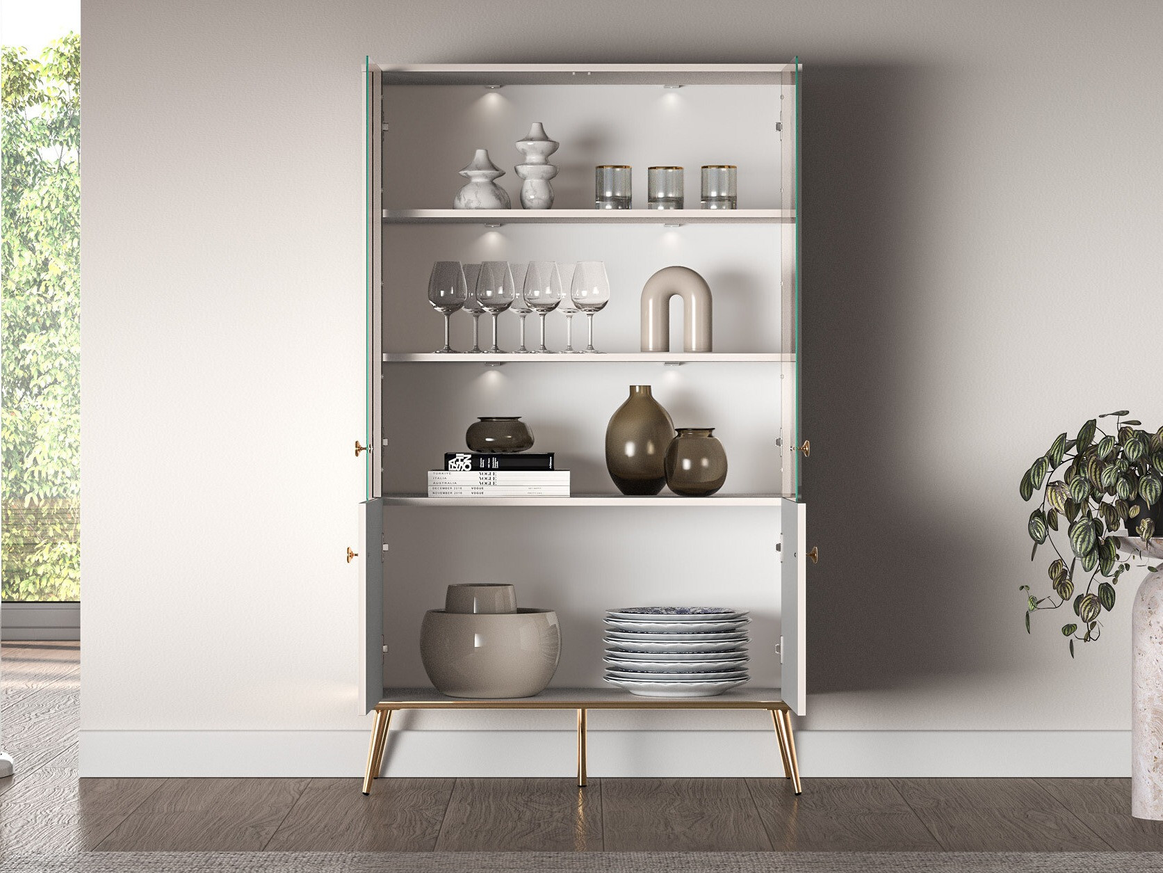 Boekenkast Veslomi 103