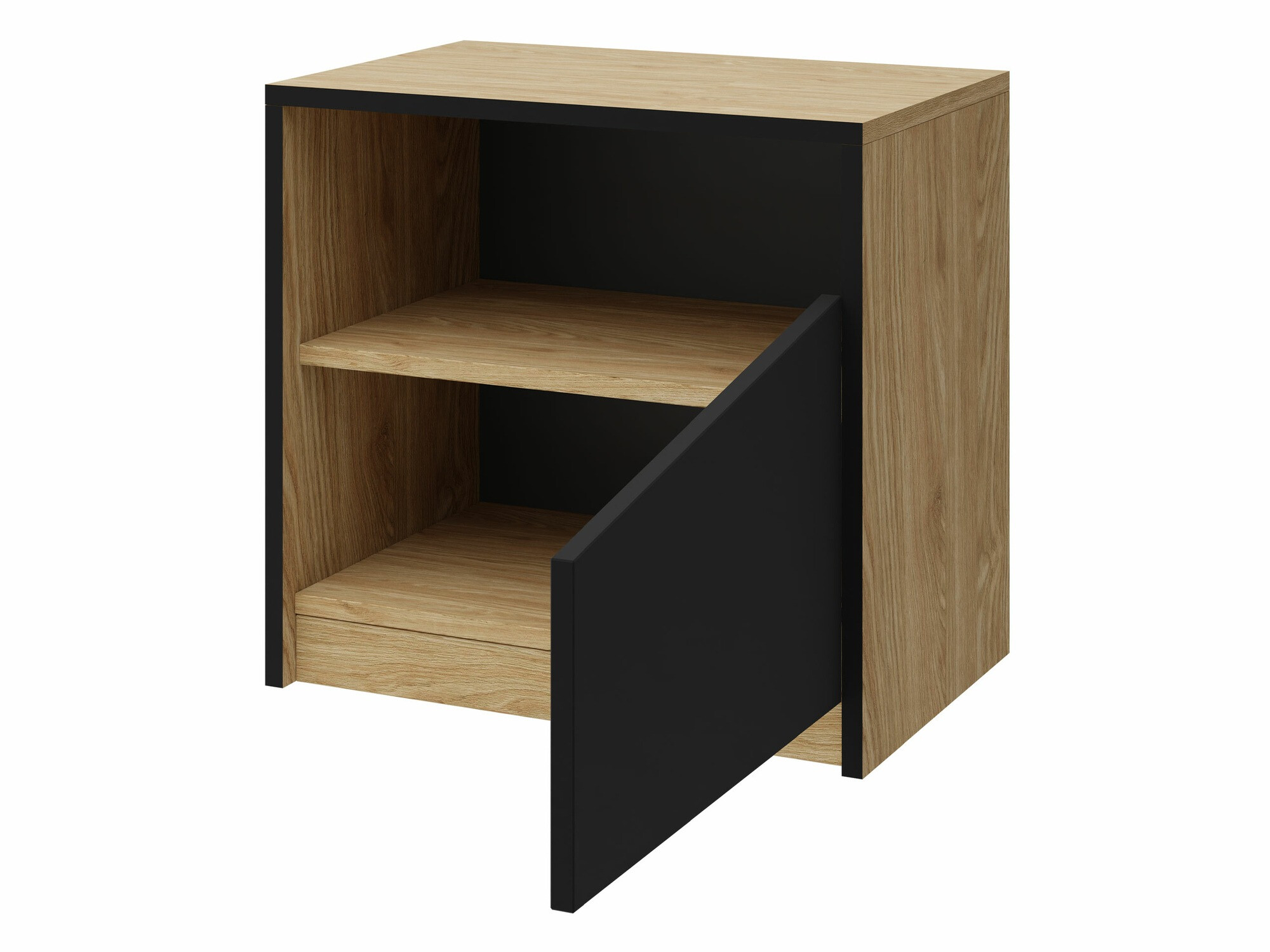 Slaapkamer set Tenreme 108 (Eiken + Zwart)