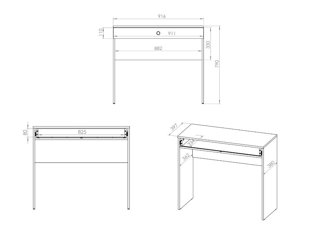 Kaptafel Veslomi 110