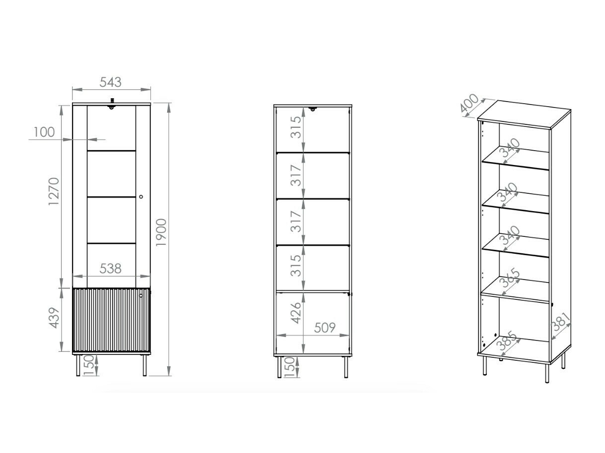 Boekenkast Marmeli 101