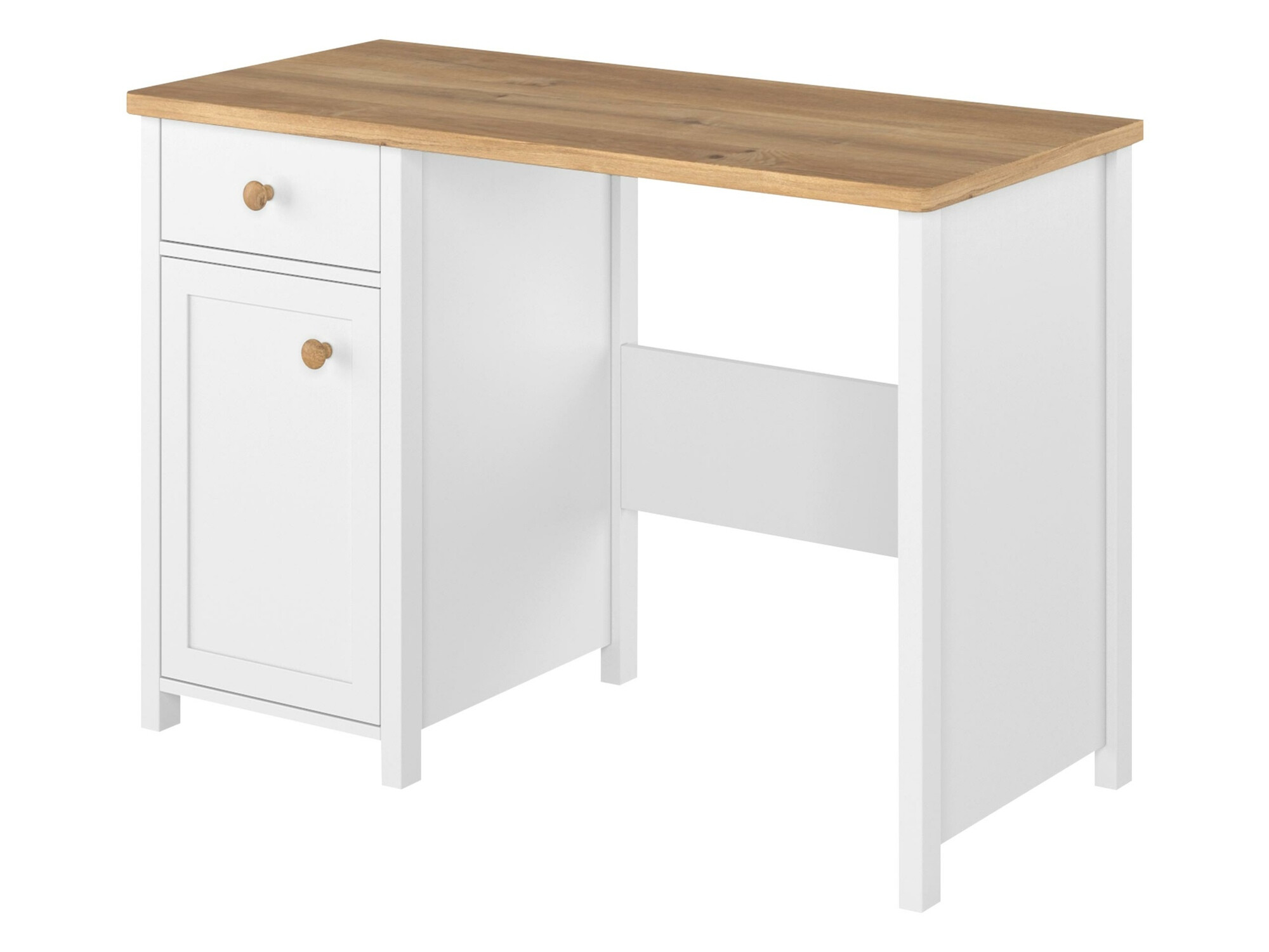 Bureau Romelbo 139 (Wit + Eiken)