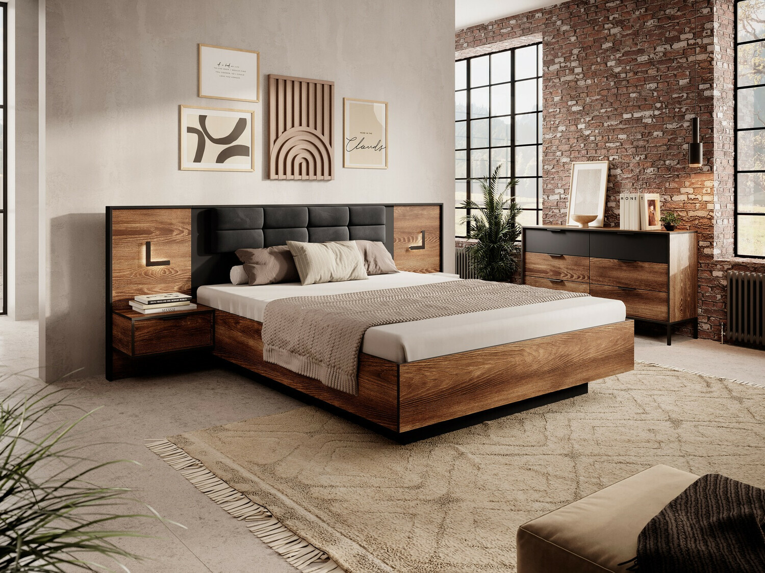 Een set nachtkastjes Flodale 102