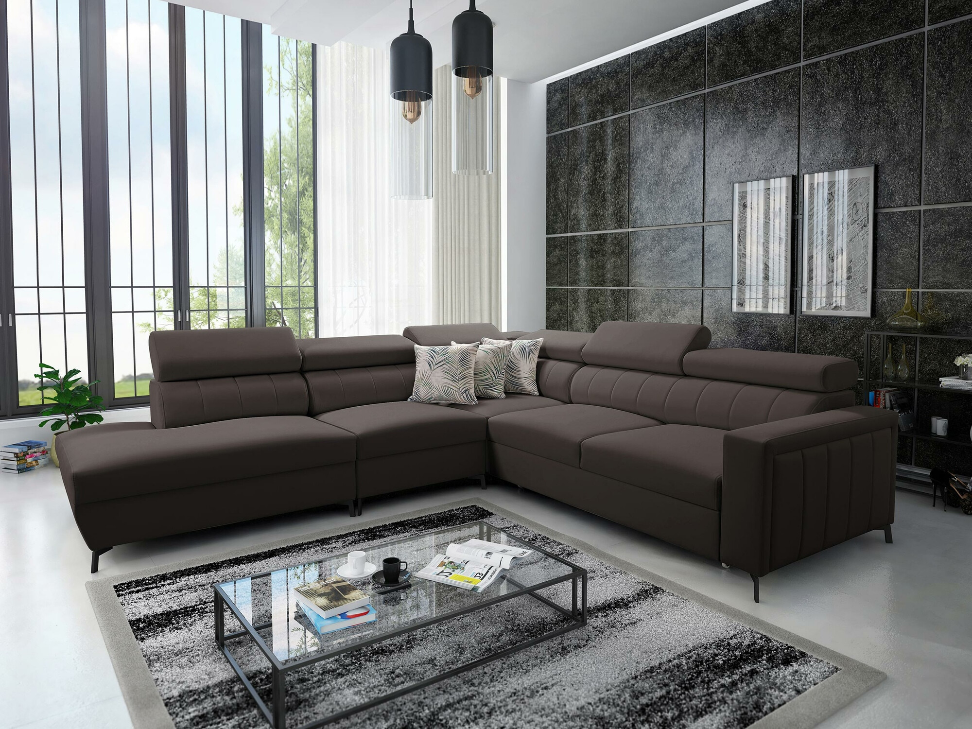 Hoekbank Sarasota 156 (Mono 234 + Botanical 36)