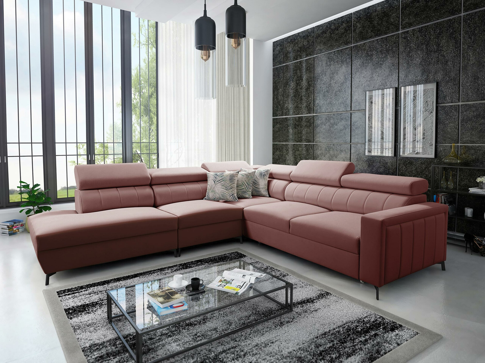 Hoekbank Sarasota 156 (Mono 235 + Botanical 36)