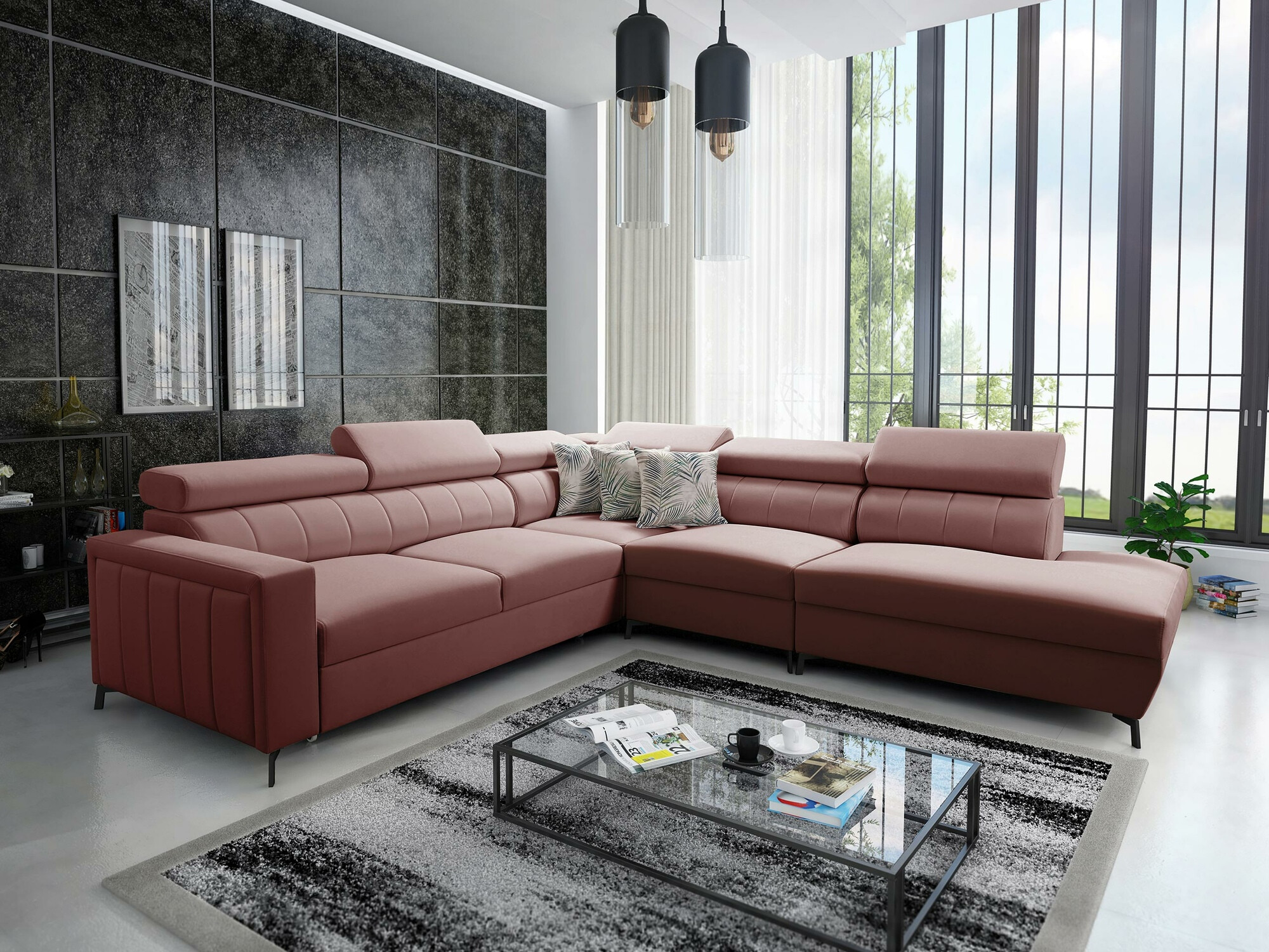 Hoekbank Sarasota 156 (Mono 235 + Botanical 36)