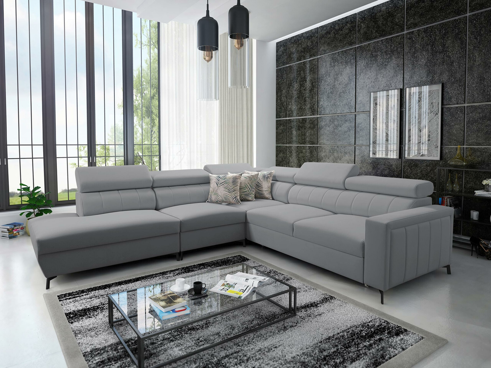 Hoekbank Sarasota 156 (Mono 244 + Botanical 36)