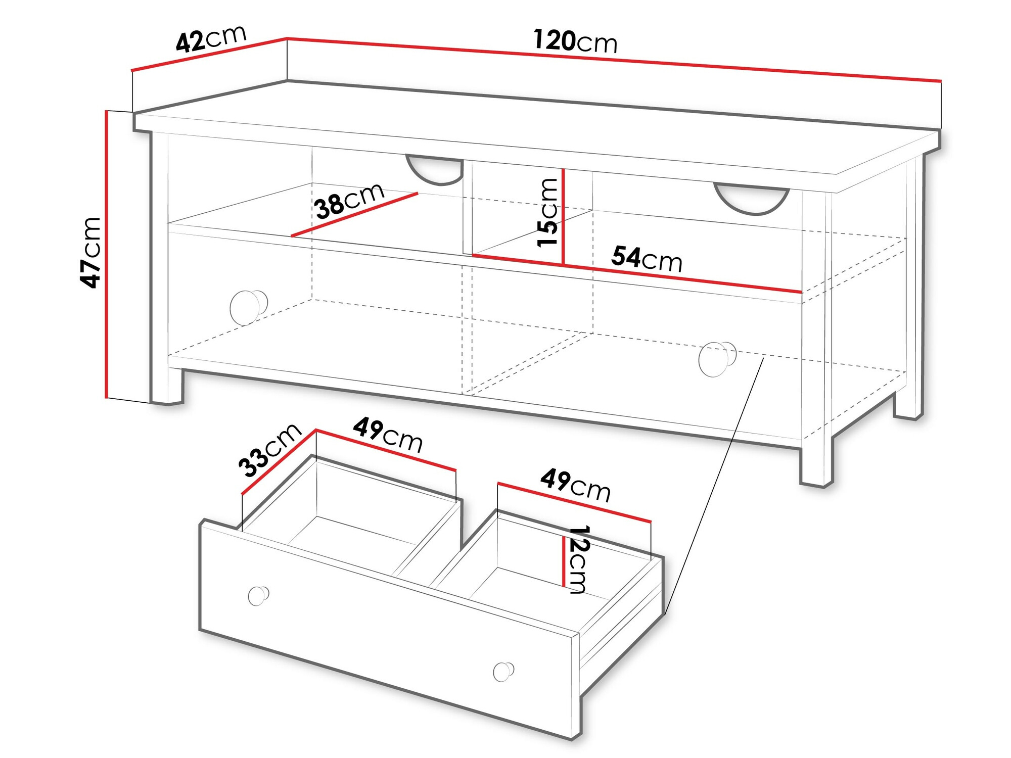 TV-meubel Fresno 109