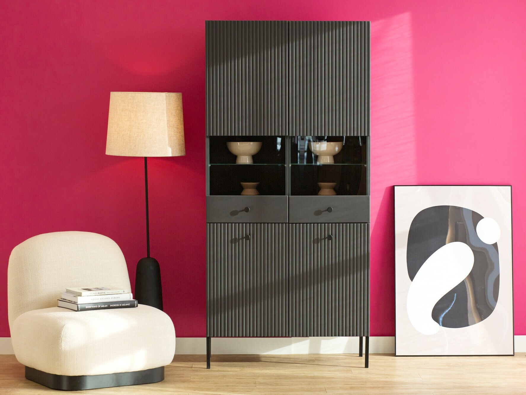 Boekenkast Etliva 108 (Antraciet)