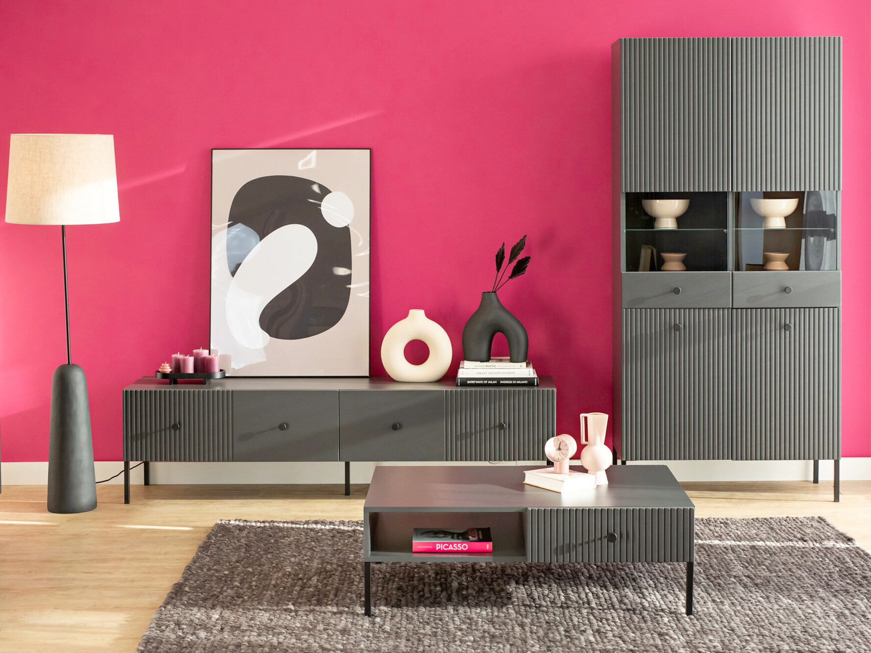 Salontafel Etliva 103 (Antraciet)