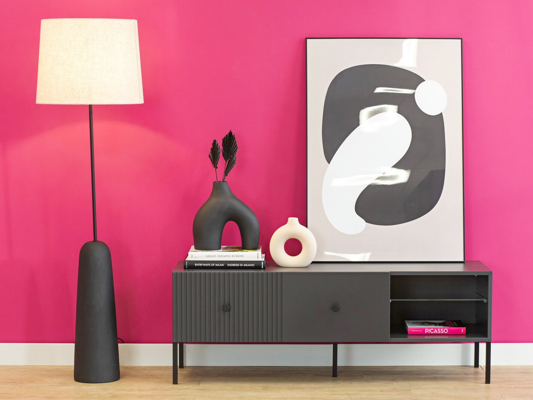 TV-meubel Etliva 104 (Antraciet)