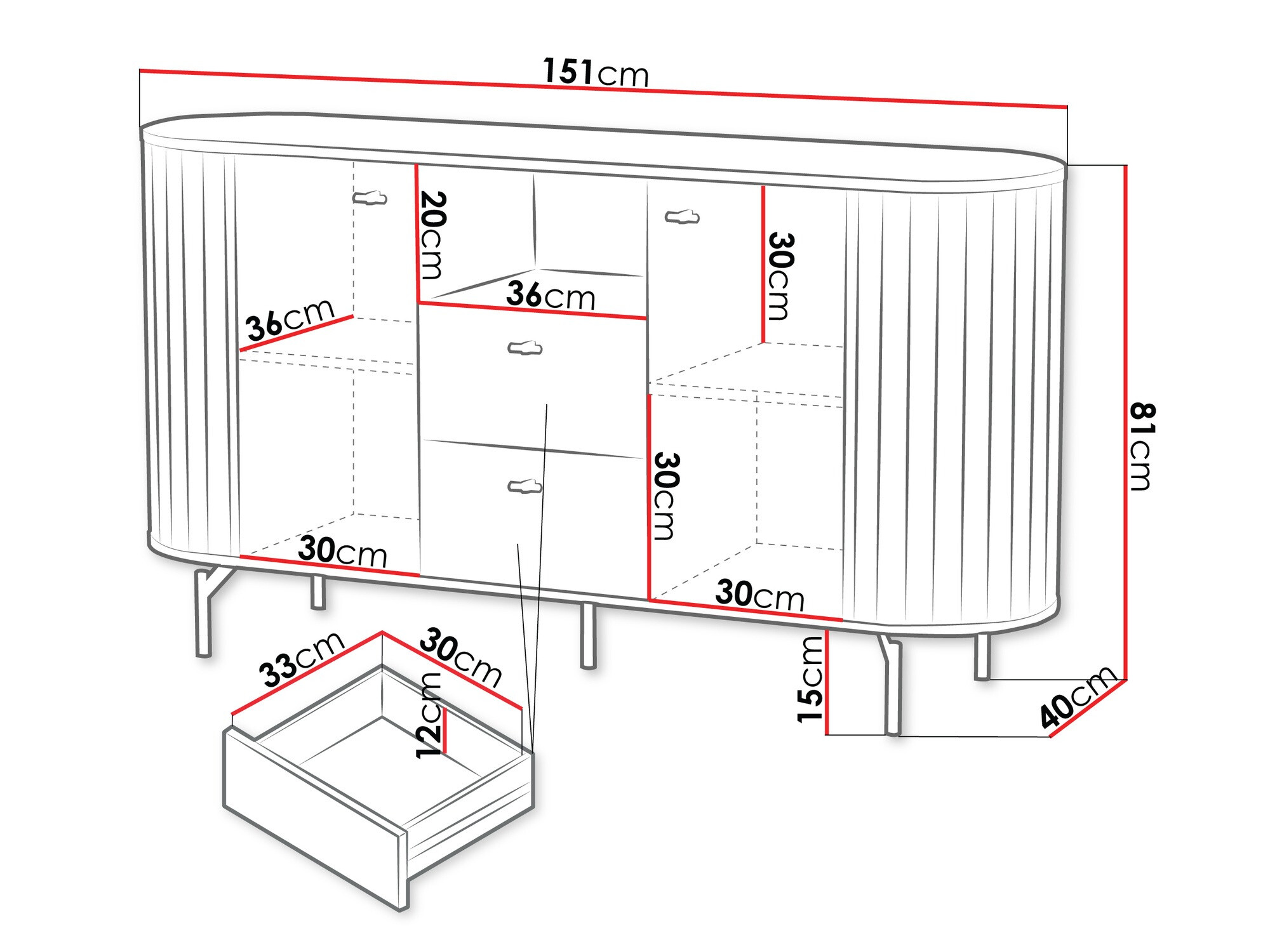 Ladekast Novmono 113