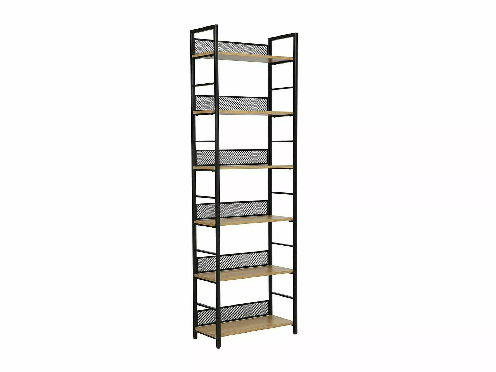 Boekenkast Detroit 643 (Zwart + Eiken)