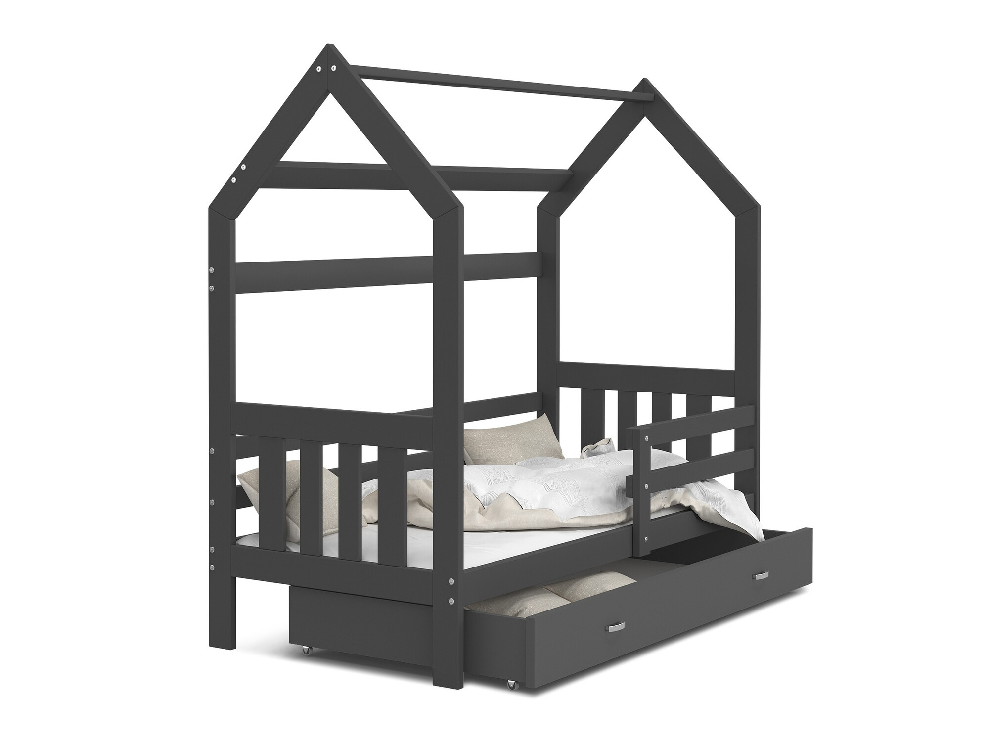 Bed Aurora 122 (Grijs)