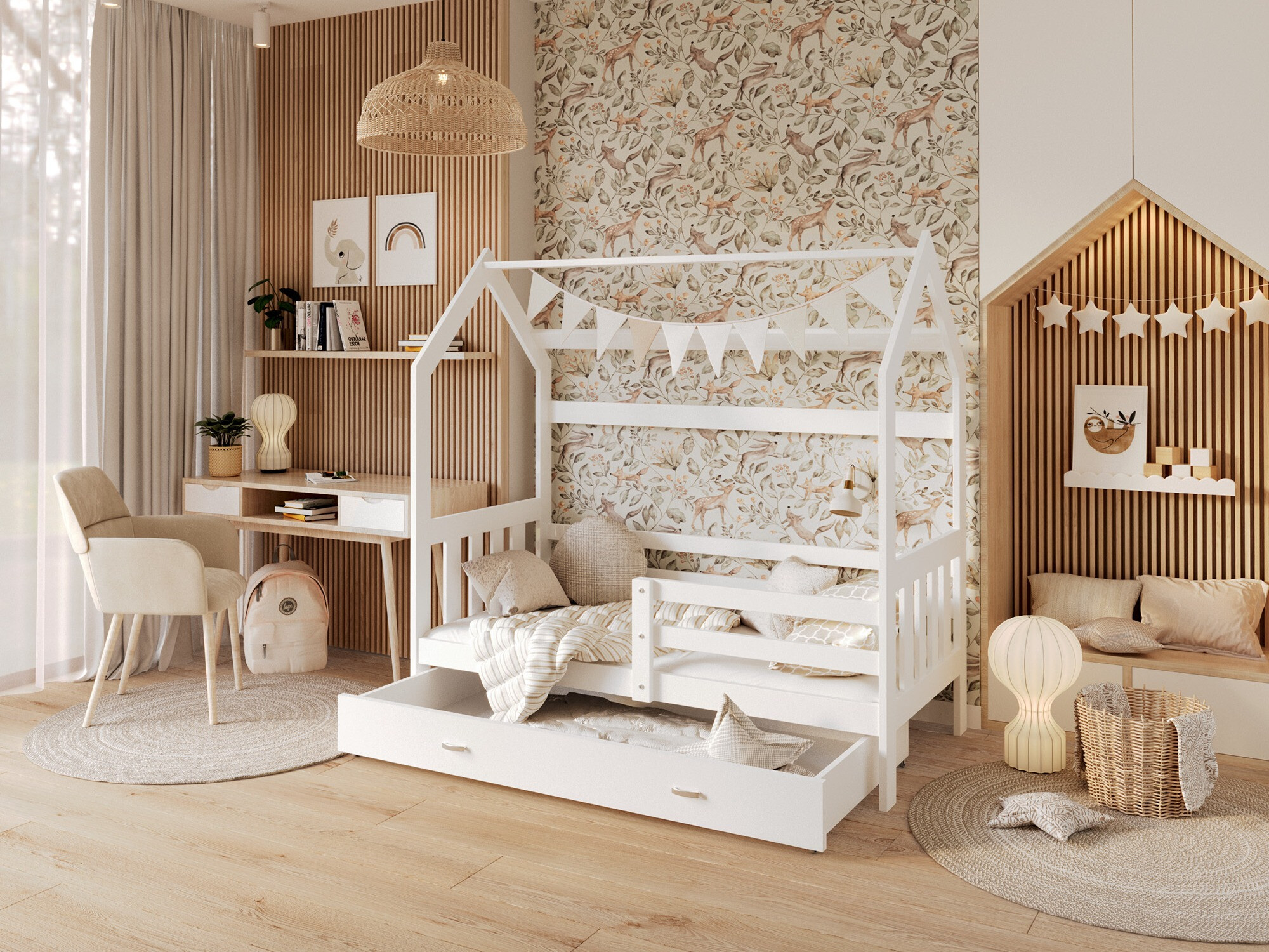 Bed Aurora 122 (Wit)