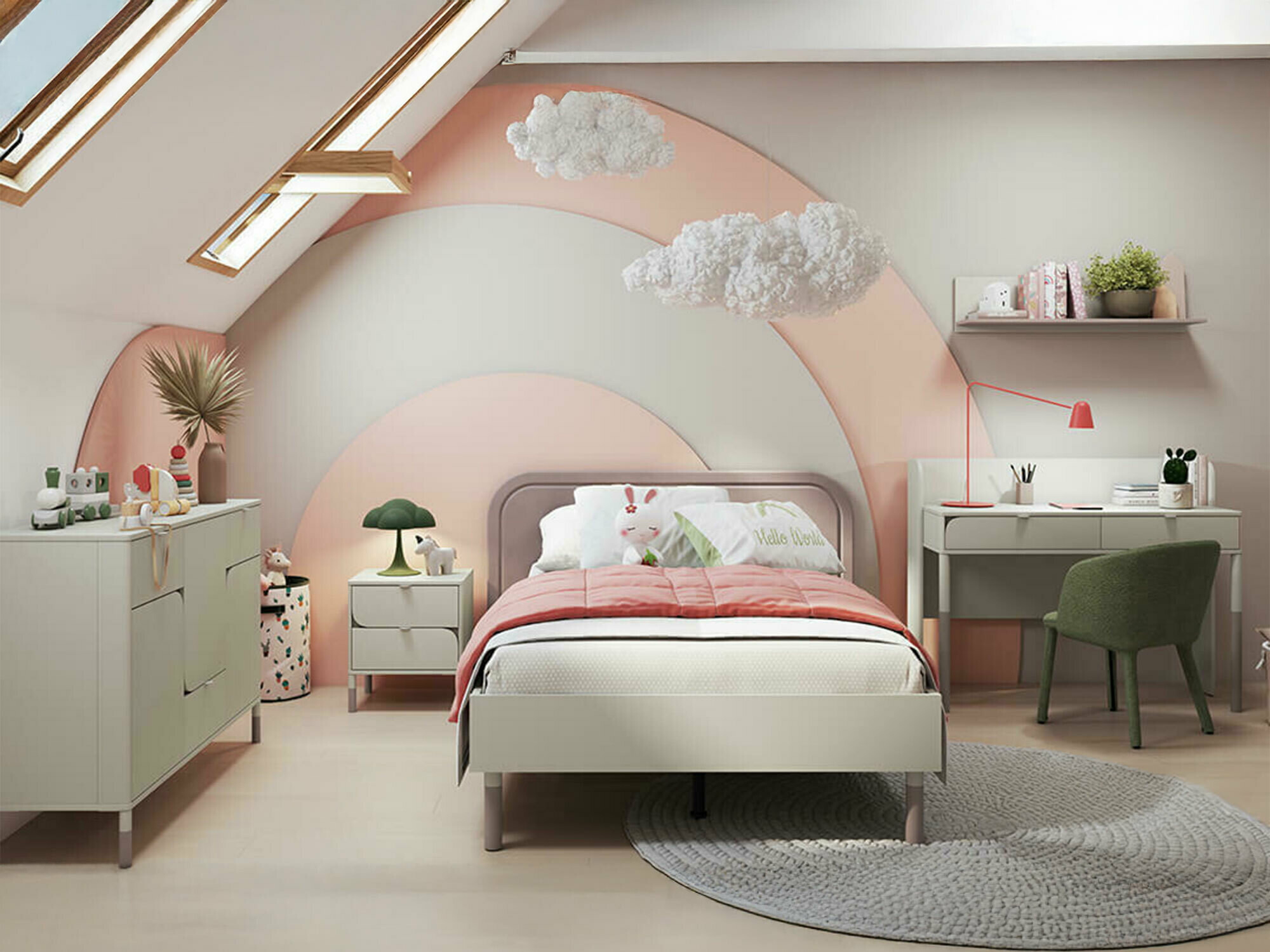 De reeks van de kinderkamer Lomsono 119