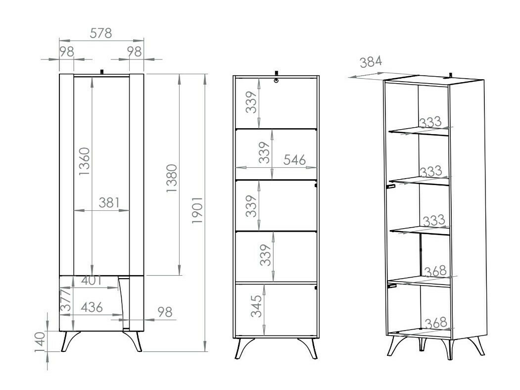 Boekenkast Verenoa 108