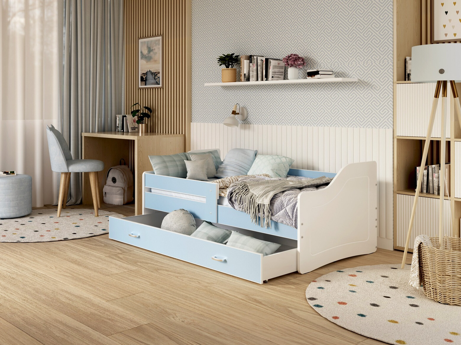 Bed Aurora 137 (Blauw)