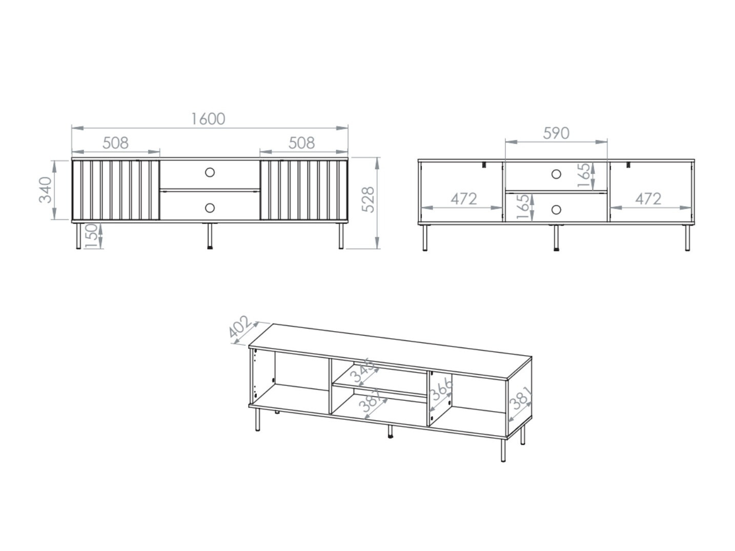 TV-meubel Madison 181