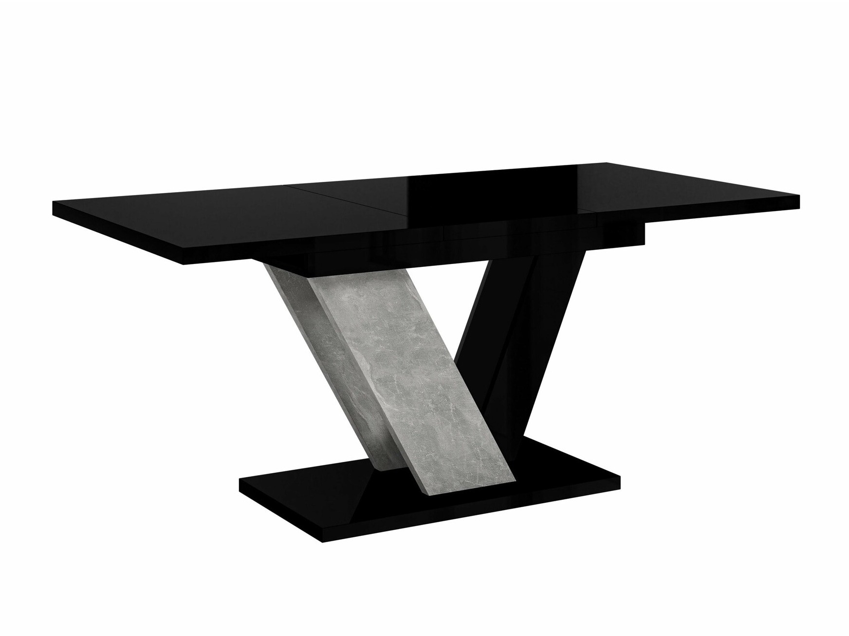 Tafel Goodyear 131 (Glanzend zwart + Beton)