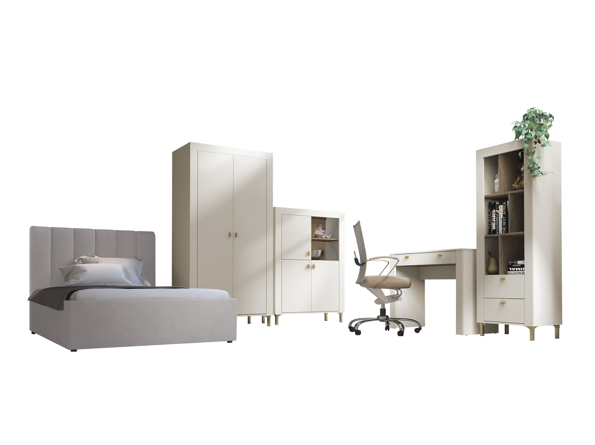 Slaapkamer set Mormavu 116 (Kasjmier)