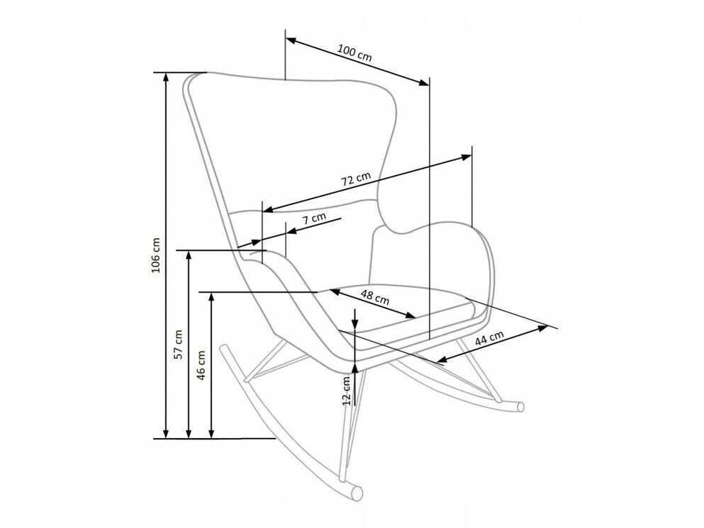Schommelstoel Houston 1590
