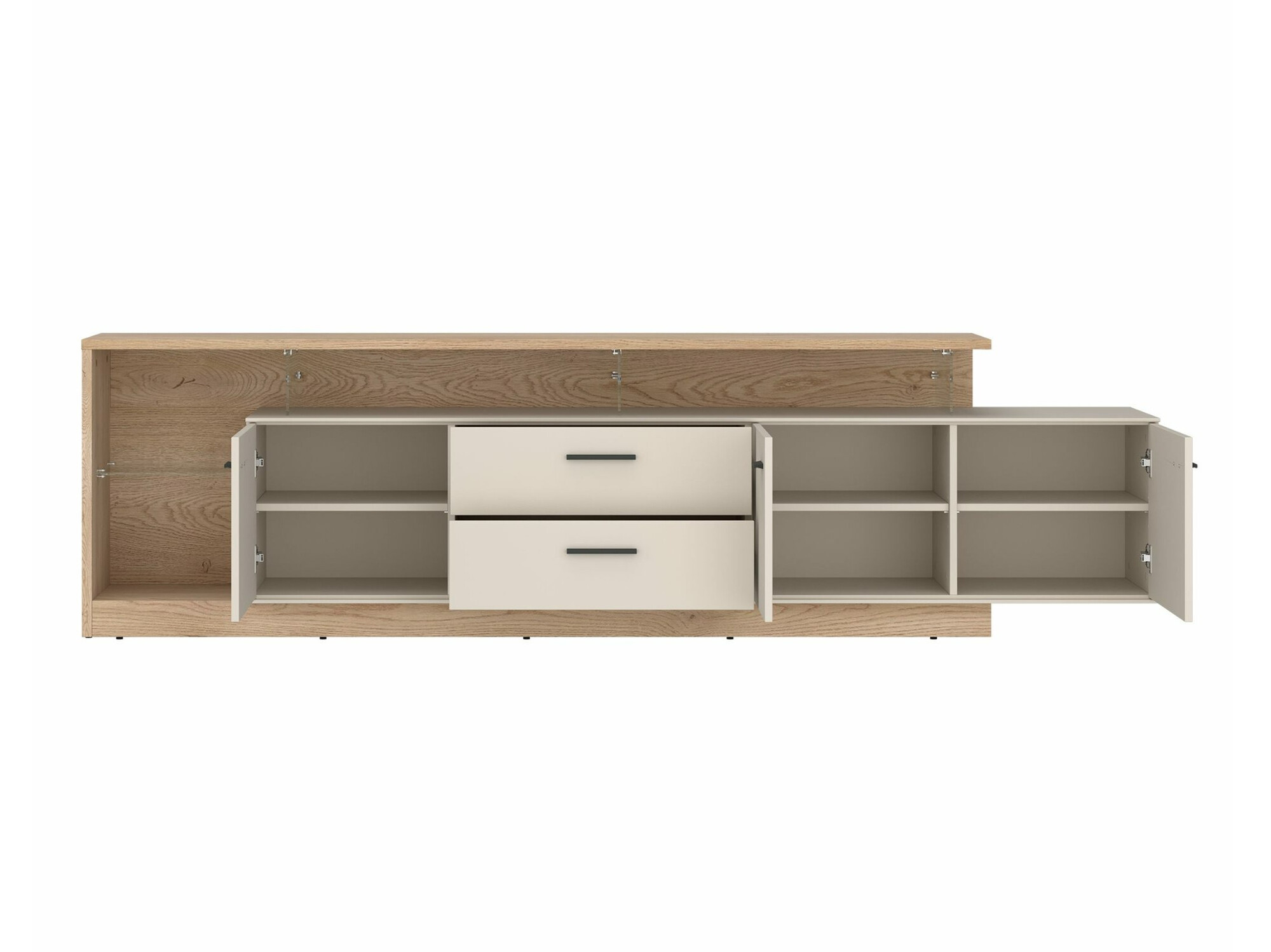 TV-meubel Ontario 138 (Sonoma eik + Kasjmier)