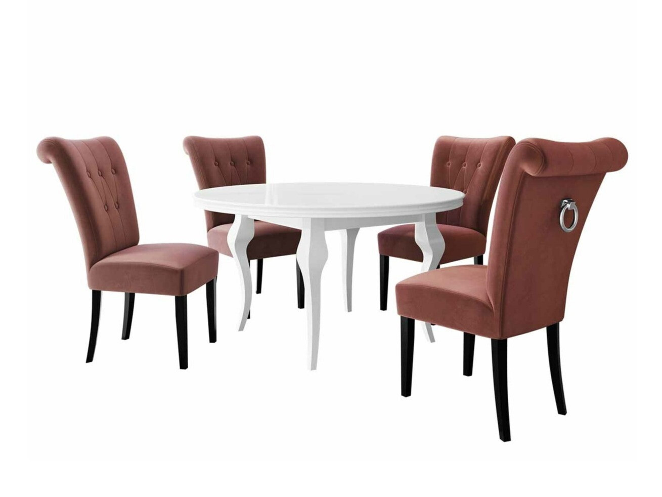 Eetkamerset Racine 143 (Zilver)