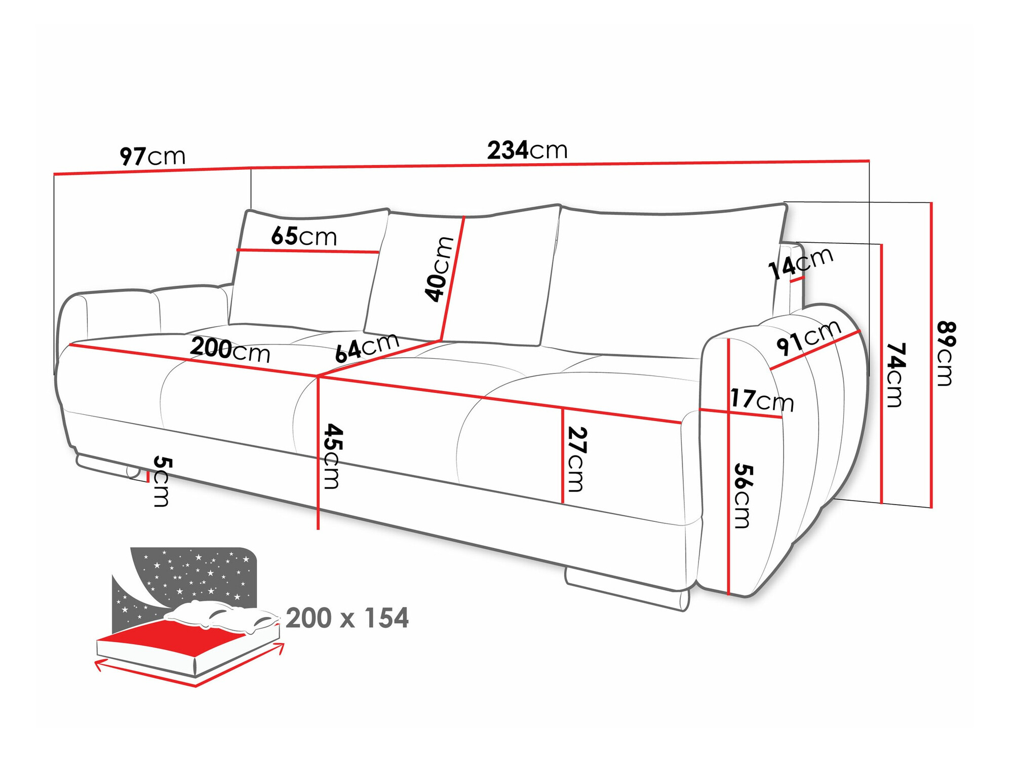 Slaapbank Camden 103 (Velo 635)