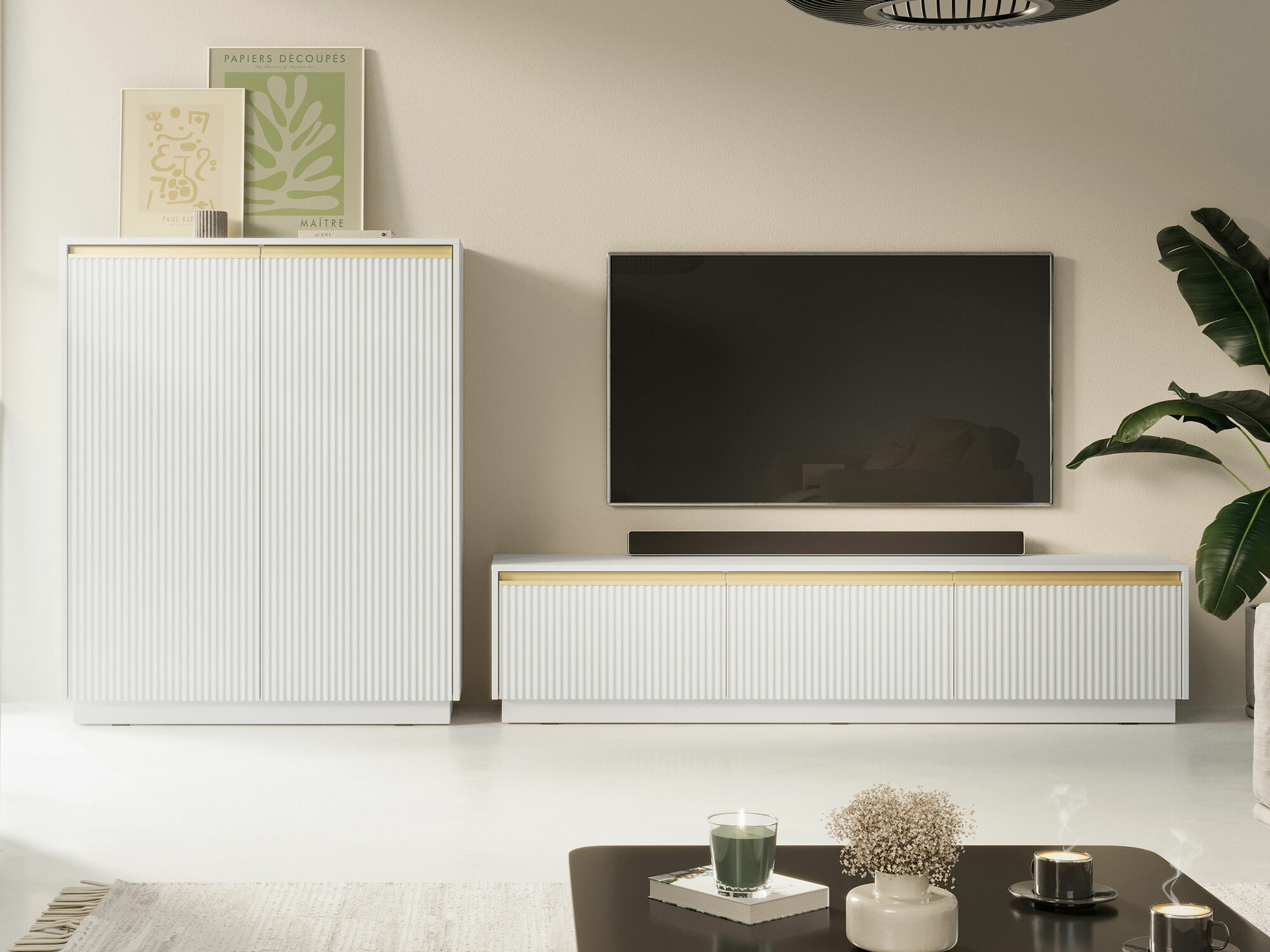 TV-meubel Sorbela 103 (Wit)