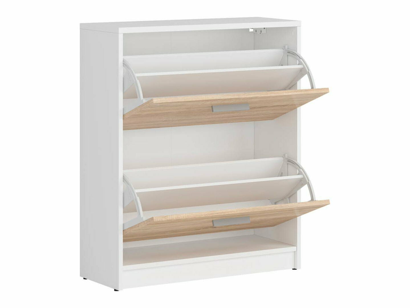 Schoenenkast Novsore 112 (Sonoma eik + Wit)