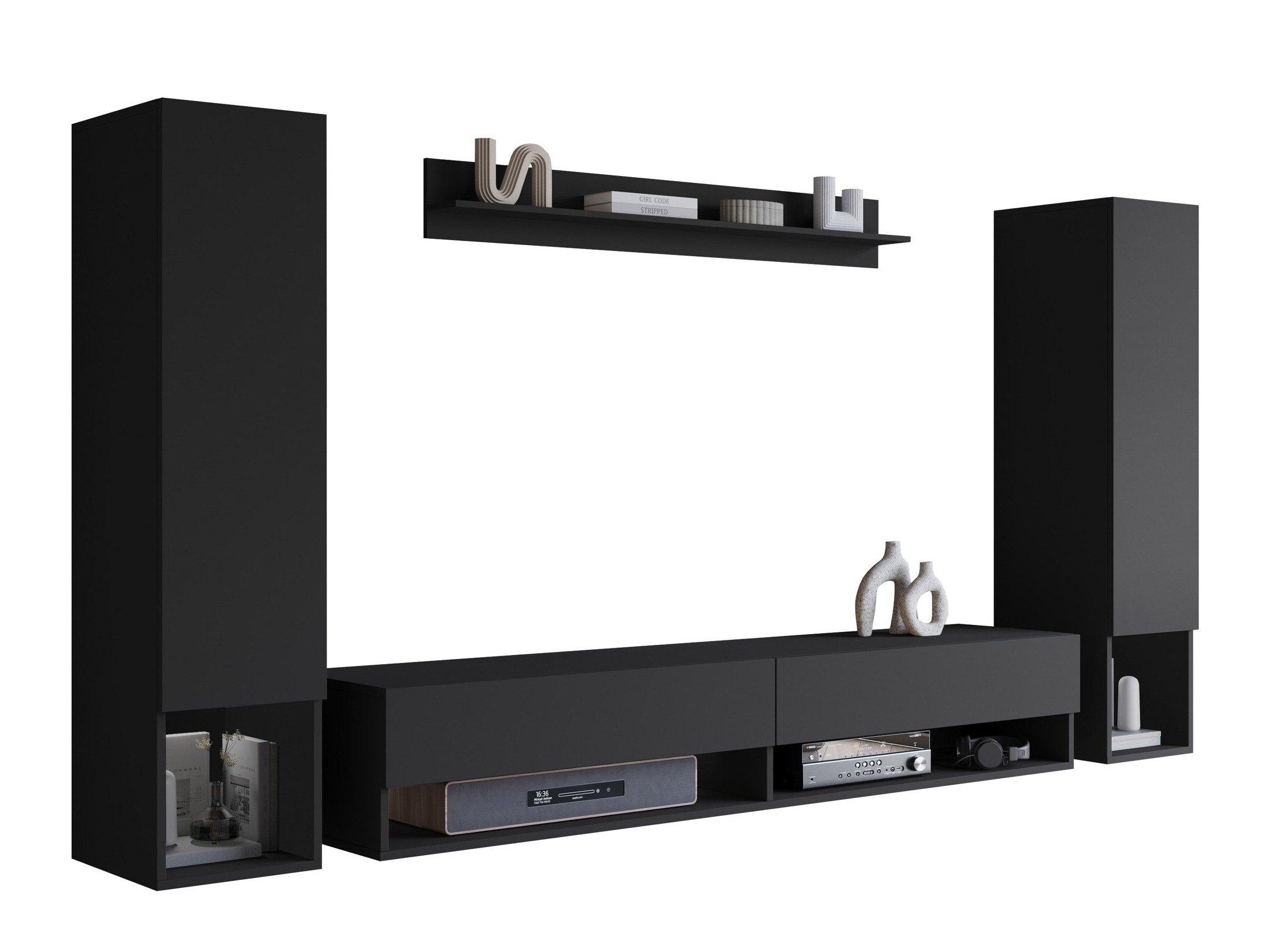 Woonkamerset Sarasota 176 (Grafiet)