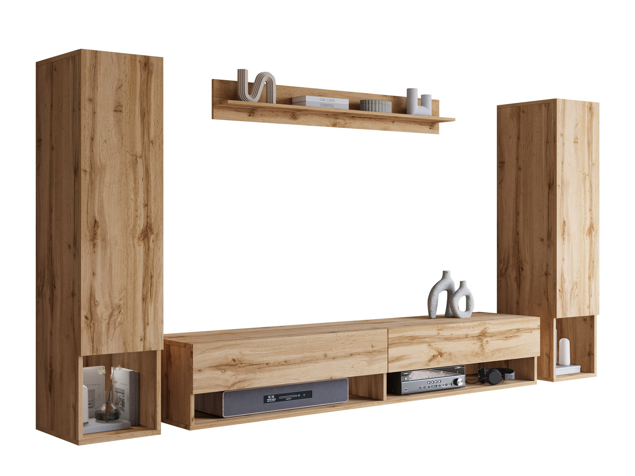 Woonkamerset Sarasota 176 (Wotan eik)