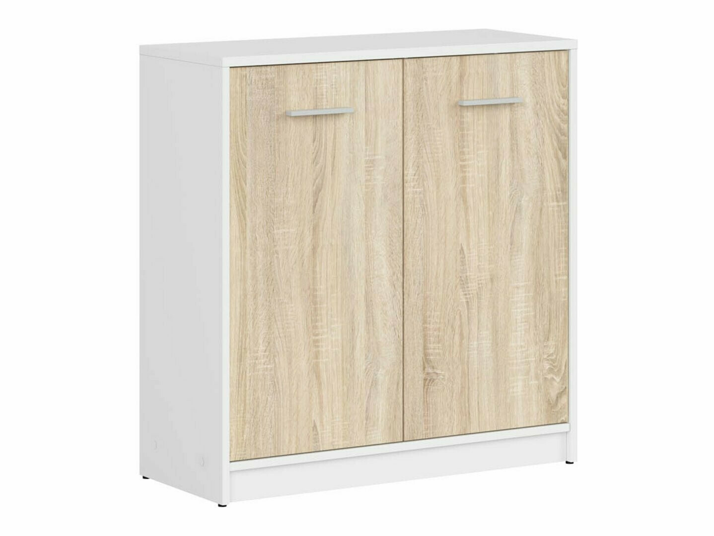 Dressoir Novsore 116 (Wit + Sonoma eik)