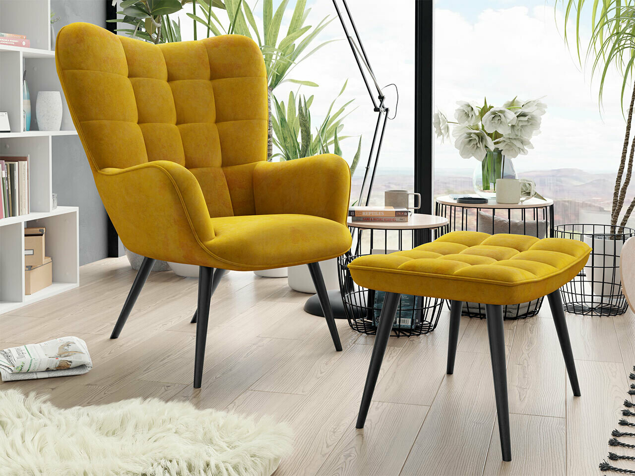 Fauteuil Comfivo 320 (Geel)