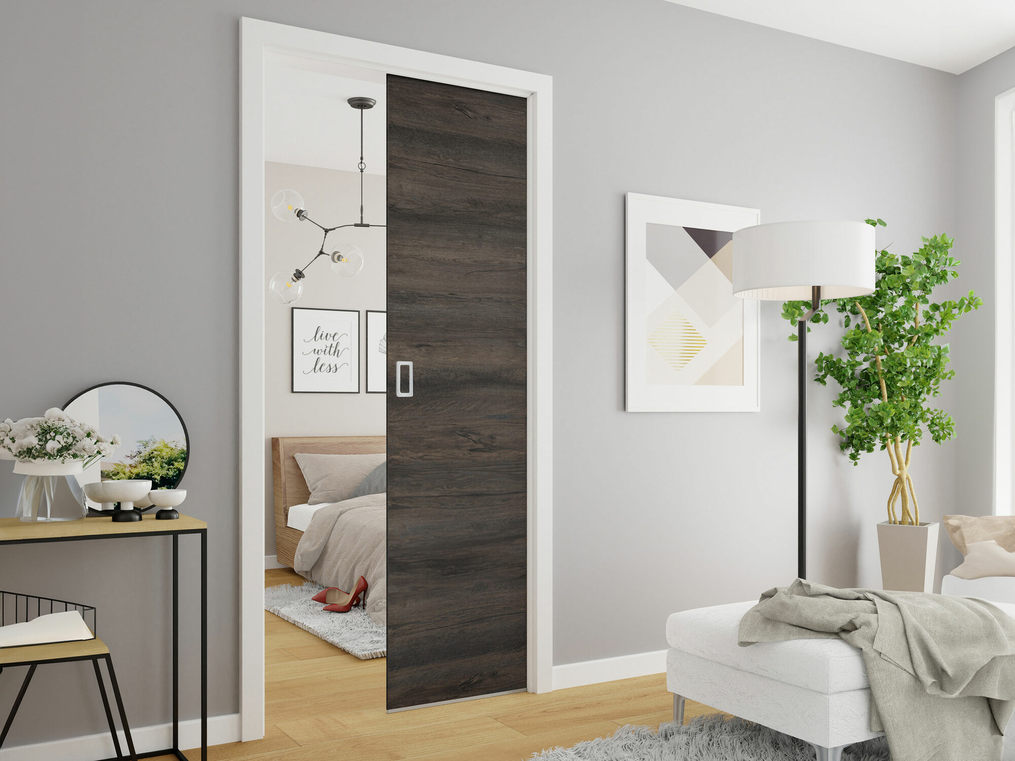 Schuifdeuren Dover 183 (Donker essen)