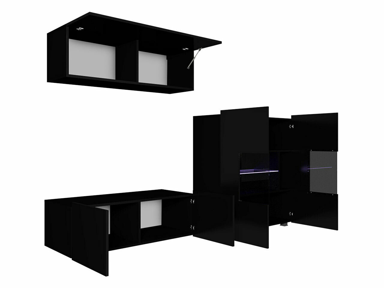 Woonkamerset Tivdalu 113 (Zwart)