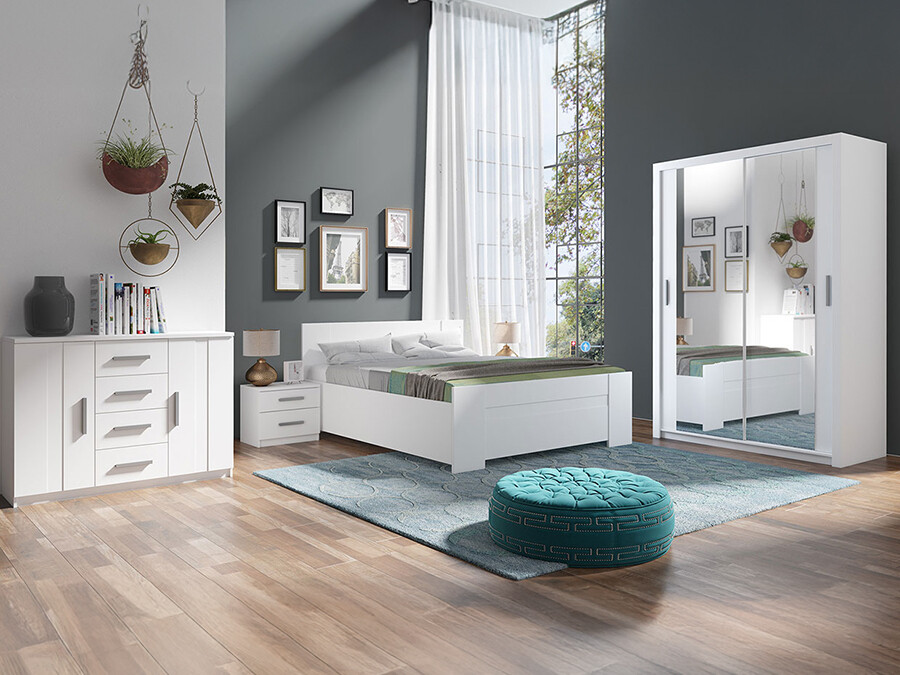 Slaapkamer set Catromi 113 (Wit)