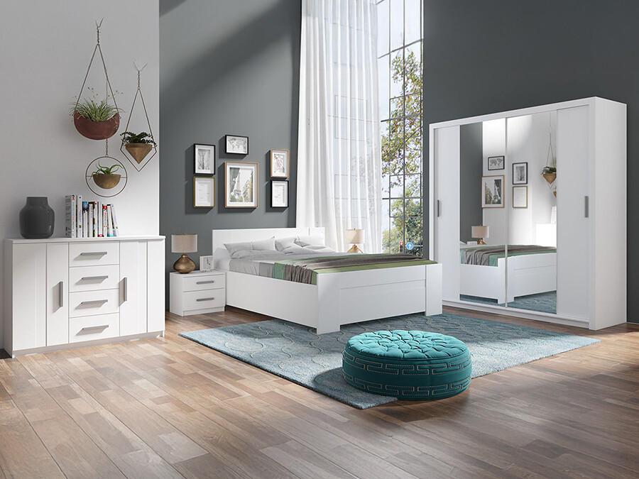 Slaapkamer set Catromi 114 (Wit)