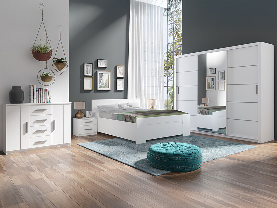 Slaapkamer set Catromi 116 (Wit)