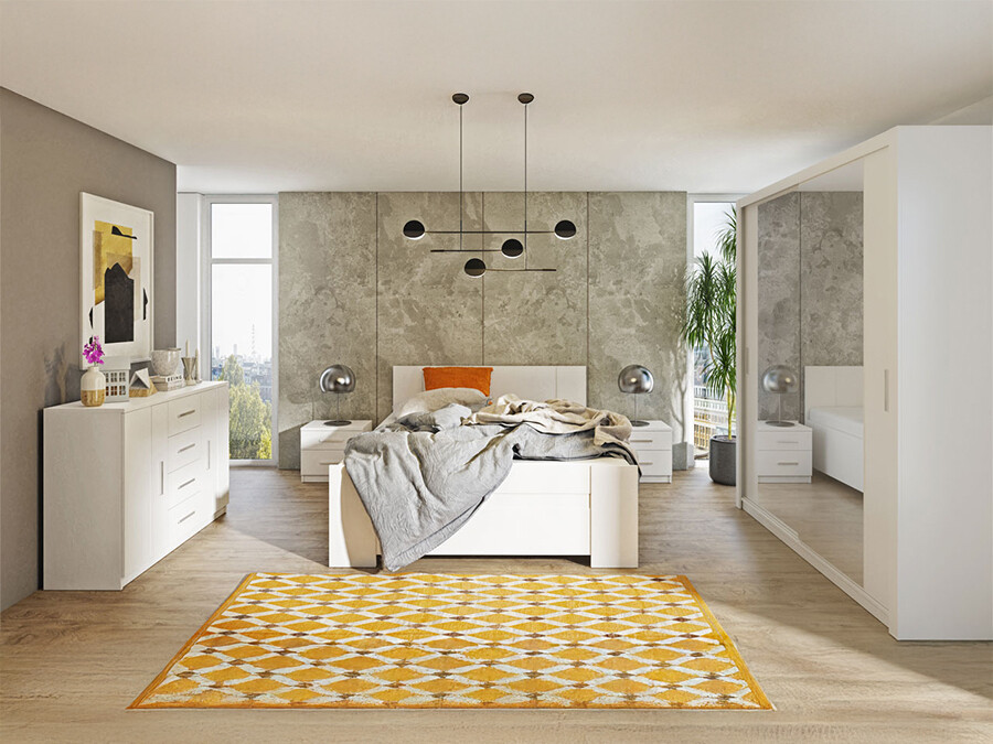 Slaapkamer set Catromi 121 (Wit)