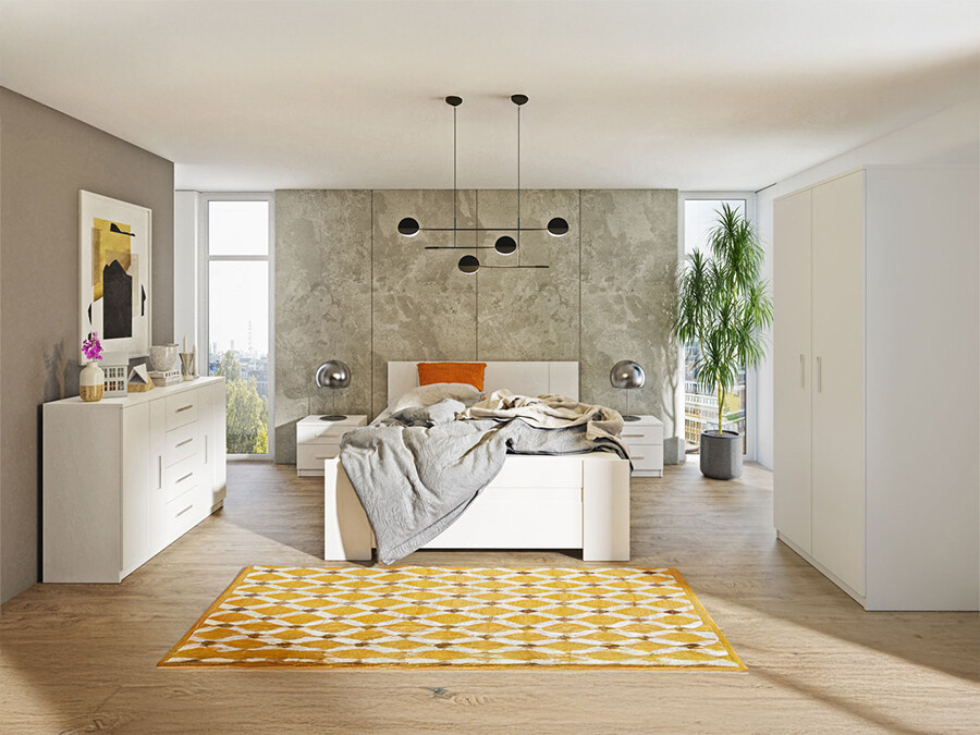 Slaapkamer set Catromi 122 (Wit)