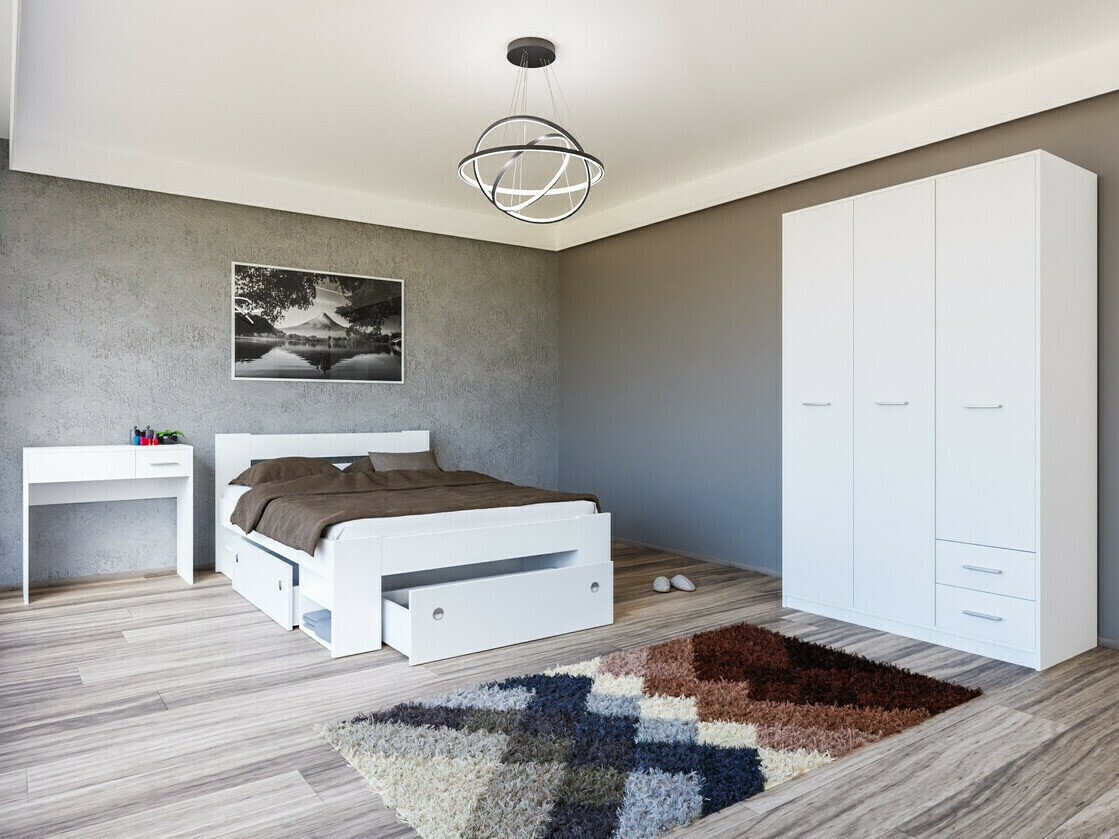 Bed Novsore 128 (Wit)