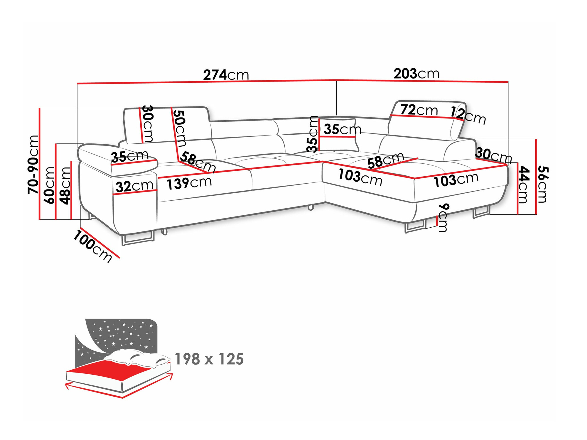 Hoekbank Comfivo Eliferu 100 (Poso 39)